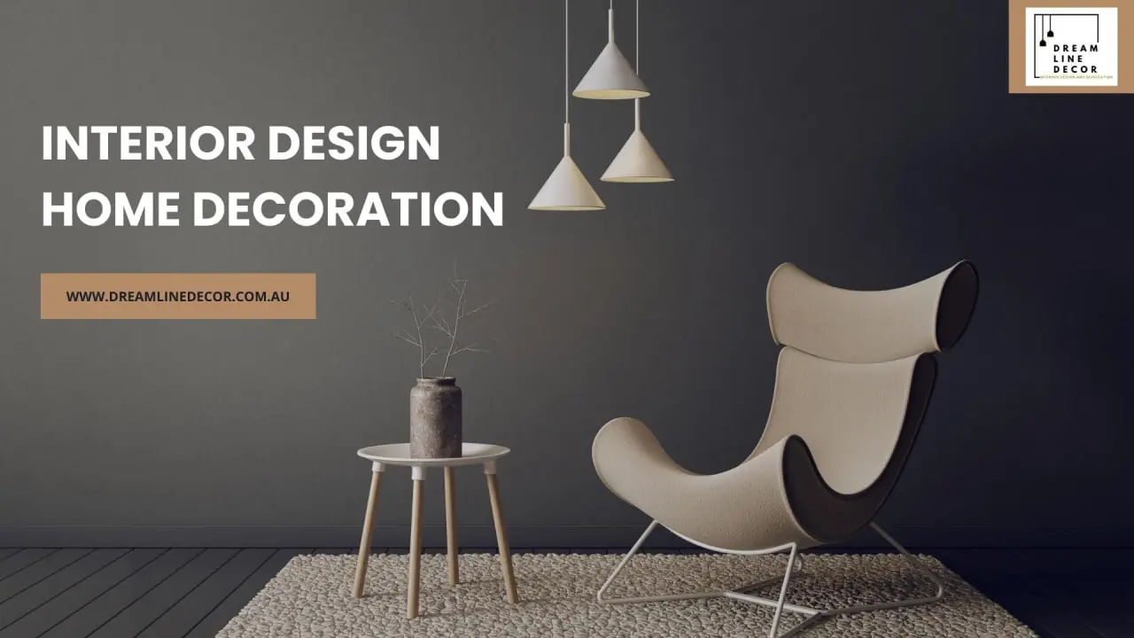 A holistic view of a stunning interior design project in a Melbourne home, showcasing cohesive style by Dreamline Decor