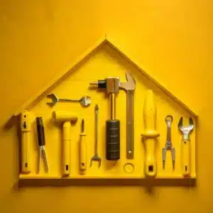Professional handyman performing home repairs and maintenance in a Melbourne house