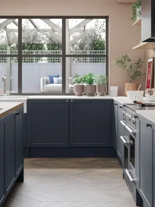 Functional family-friendly kitchen design with island seating