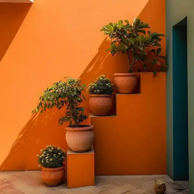 Professional decorator applying wallpaper and special finishes in Melbourne