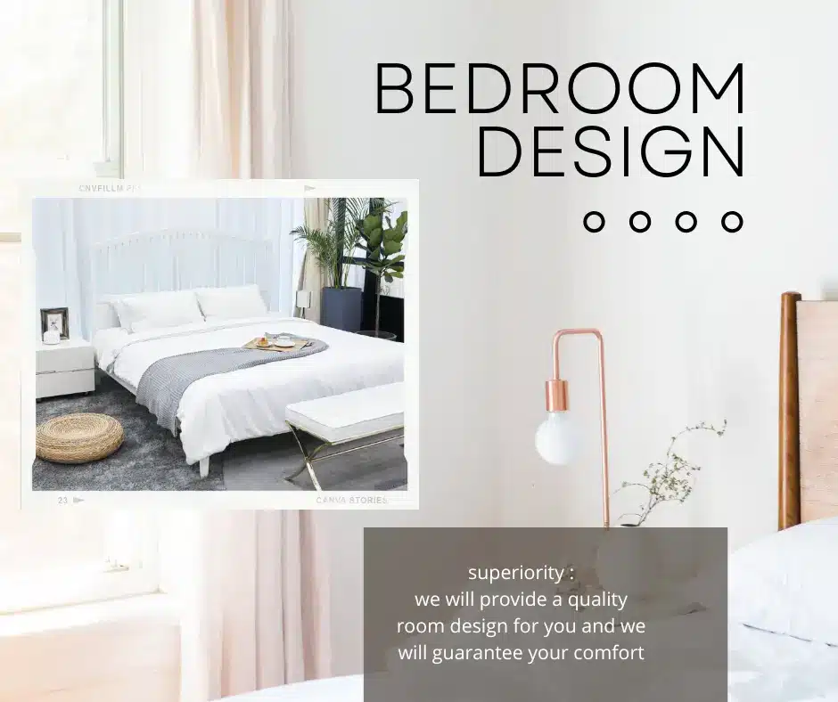 Relaxing master bedroom interior design and decoration