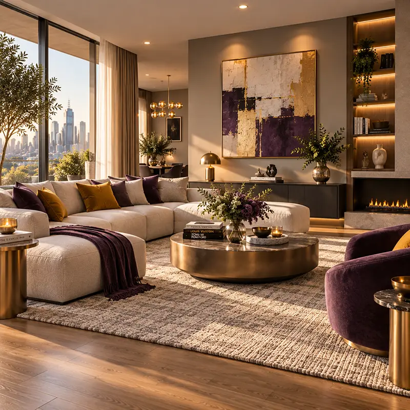 Living Room Lounge Interior Design Melbourne