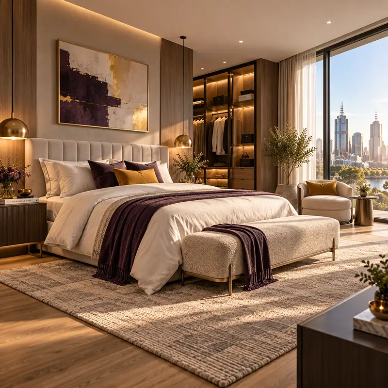 Master Bedroom Styling & Design Melbourne